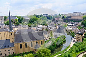 Old town of the City of Luxembourg