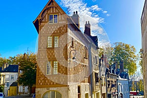The old town of the city of Orleans