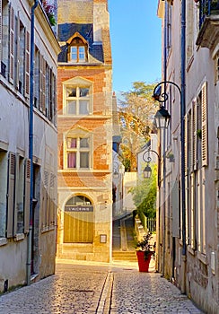 The old town of the city of Orleans