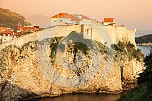 Old town and city walls. Dubrovnik. Croatia