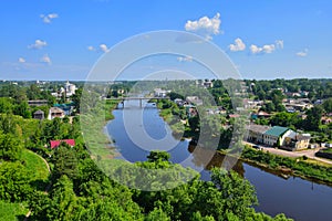 Old town cityscape of Torzhok