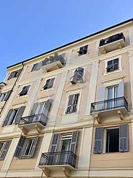 Old town with colorful houses in Italy