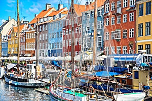 Old town at Copenhagen, Denmark