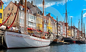Old town at Copenhagen, Denmark
