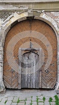 Old town door