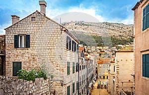 In the old Town of Dubrovnik