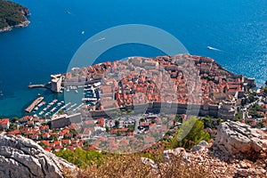 Old Town of Dubrovnik from above