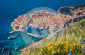 Old town of Dubrovnik in summer, Dalmatia, Croatia