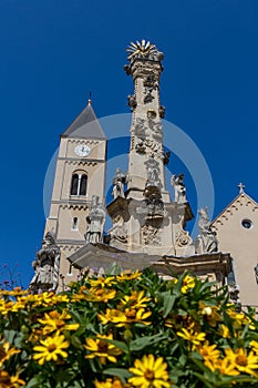 Old town from a famous Hungarian town Veszprem.