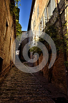 Fermo, medieval town, Italian touristic destination photo