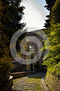 Fermo, medieval town, Italian touristic destination photo