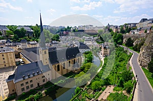 Old town and Fortifications in the City of Luxembourg photo