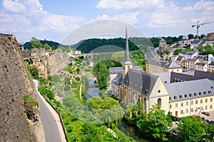 Old town and Fortifications in the City of Luxembourg photo