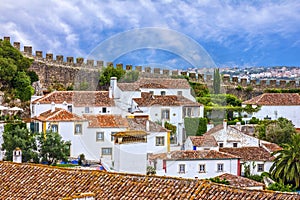 Old town, fortress, Obidos, Portugal