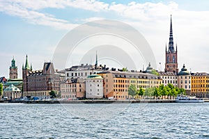 Old town Gamla Stan cityscape, Stockholm, Sweden