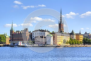 Old town Gamla Stan skyline, Stockholm, Sweden