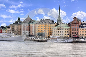 Old town Gamla Stan skyline, Stockholm, Sweden