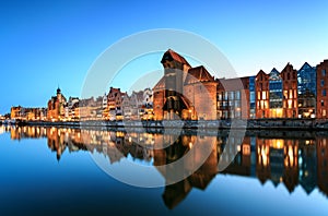 The old town in Gdansk photo