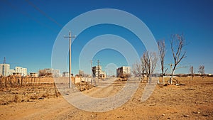 Old Town in the Gobi Desert, China