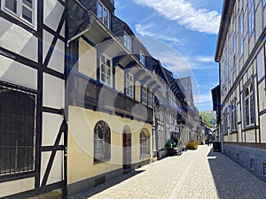 The Old Town of Goslar city, Germany in summer of 2022