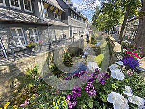 The Old Town of Goslar city, Germany in summer of 2022