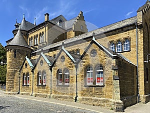 The Old Town of Goslar city, Germany in summer of 2022