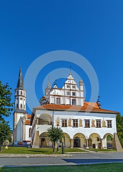 Basilica of St. James and Old Town Hall, Levoca, Slovakia