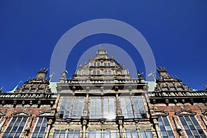 The old town hall of Bremen, Germany