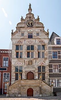 Old town hall of Brouwershaven, Schouwen-Duiveland, Zeeland, Netherlands