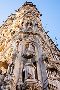 Old Town Hall in the city of Leuven, Belgium