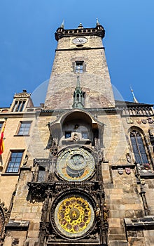 Old Town Hall Clock Prague - Czech Republic photo