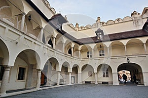 The Old Town Hall courtyard. Bratislava. Slovakia