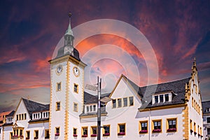 old town hall in Freiberg,saxony germany photo