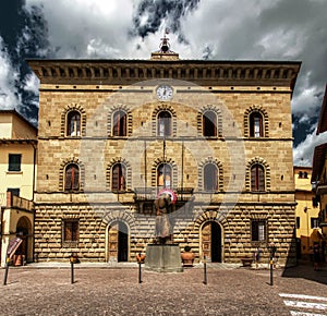 Old town hall in Greve in Chianti