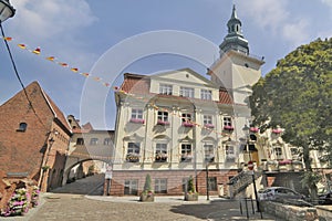 Town hall in Grudzi?dz, Poland