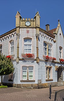 Old town hall in the historical center of Bad Bentheim