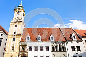 Old Town Hall from Main Square in Bratislava