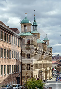 Old town hall of Nuremberg, Germany