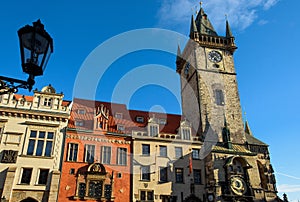 Old town hall in Prague.