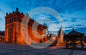 Old Town hall in in Sandomierz