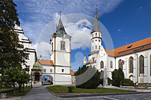 Old Town Hall and St. James church in Levoca, UNESCO site, Slovakia