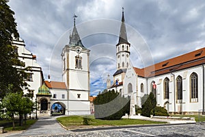 Old Town Hall and St. James church in Levoca, UNESCO site, Slovakia