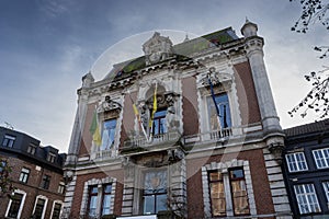 Old Town Hall, Wetteren, East Flanders, Belgium.