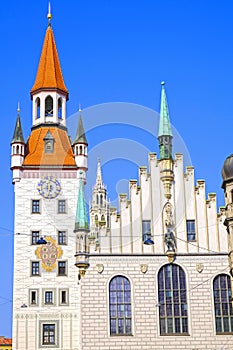 Old Town Hall and Zodiac Clock Tower, Munich, Germany