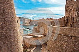 Old town and harbor of Dubrovnik