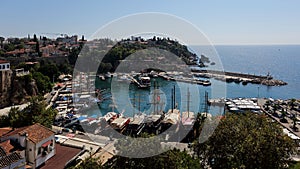 Old town and harbour of Antalya, Kaleici, Turkey