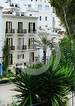 Old town of Ibiza Eivissa. Spain