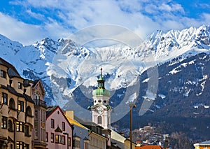 Old town in Innsbruck Austria photo