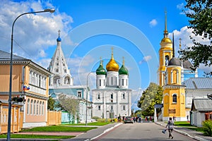 Orthodox Cathedrals in Kolomna old town photo
