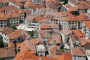 Old town of Kotor, Boka Kotorska, Montenegro, fjord